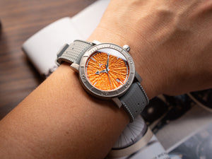 Aerotec Atlantic-The Minimalist Titanium Dive Watch - Orange dial ( Pre-order )