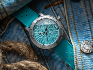 Aerotec Atlantic-The Minimalist Titanium Dive Watch - Teal dial ( Pre-Order )