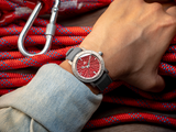 Aerotec Atlantic-The Minimalist Titanium Dive Watch - Raspberry dial ( Pre-Order )