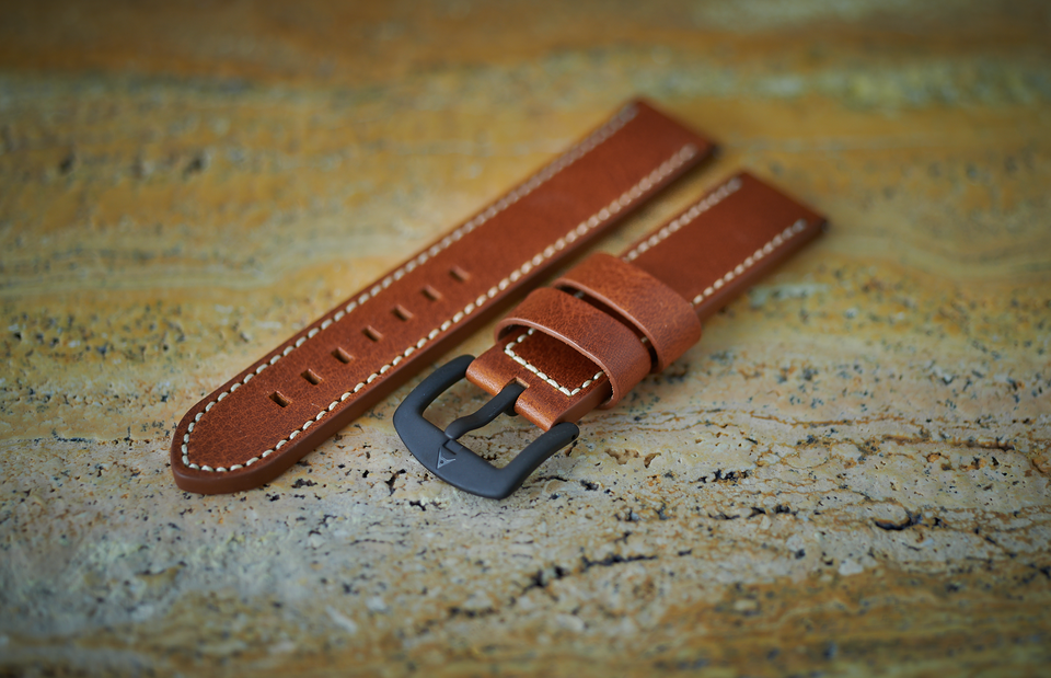 Italian leather strap